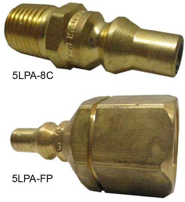 Hansen Flow Limiter Quick Disconnect - Cylinder Valve Connectors